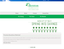 Tablet Screenshot of bentoncf.org